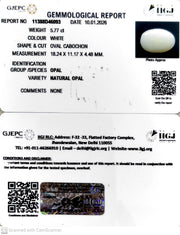 5.77/CT Natural Opal with Govt. Lab Certificate-11388D46093